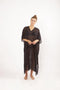 Barts Kribi Kaftan - Dames Kaftan - V-hals met split - Zwart (one size)