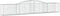 vidaXL - Schanskorven - 5 - st - gewelfd - 400x50x60/80 - cm - gegalvaniseerd - ijzer