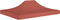 vidaXL - Partytentdak - 410 x 280 cm - UV- en waterbestendig - terracotta