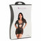 Jurk S Pleasures Zwart – Eén Maat – Sensuele Pasvorm Met Tanga