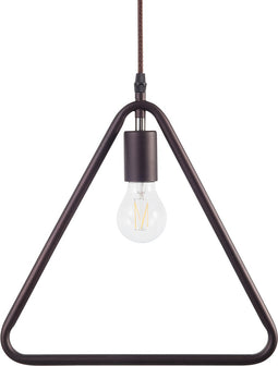 JURUENA - Hanglamp - Driehoek - Bruin - Metaal