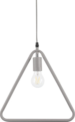 JURUENA - Hanglamp - Driehoek - Grijs - Metaal