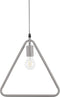 JURUENA - Hanglamp - Driehoek - Grijs - Metaal
