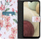 iMoshion Hoesje Geschikt voor Samsung Galaxy A12 Hoesje Met Pasjeshouder - iMoshion Design Softcase Bookcase - Meerkleurig / Blossom Watercolor
