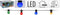 Feestverlichting - 10 gekleurde LED-lampen - 8 lichtfuncties - IP44