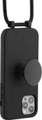 Just Elegance PopGrip Backcover Hoesje - Geschikt voor Apple iPhone 13 Pro - Gsm case - Zwart