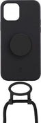Just Elegance PopGrip Backcover Hoesje - Geschikt voor Apple iPhone 13 Pro - Gsm case - Zwart