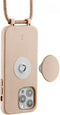 Just Elegance PopGrip Backcover Hoesje - Geschikt voor Apple iPhone 14 Pro Max - Gsm case - Beige