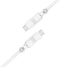 Just Green - USB C/USB C recyclebare kabel 1,2 m 3A - Wit