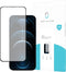 Just in Case Full Cover Tempered Glass Apple iPhone 12 Pro Max Protector - Black