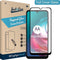 Just in Case Full Cover Tempered Glass voor Motorola Moto G10/G20/G30 - Zwart