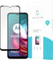 Just in Case Full Cover Tempered Glass voor Motorola Moto G10/G20/G30 - Zwart