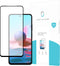 Just in Case Full Cover Tempered Glass voor Xiaomi Redmi Note 10 4G / Note 10S - Zwart
