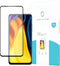 Just in Case Full Cover Tempered Glass voor Xiaomi Redmi Note 10 5G - Zwart