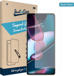 Just in Case Motorola Edge 30 Pro Tempered Glass - Transparant