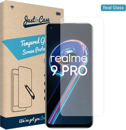 Just in Case Realme 9 Pro Tempered Glass - Transparant