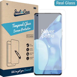 Just in Case Tempered Glass voor OnePlus 9 Protector - Arc Edges