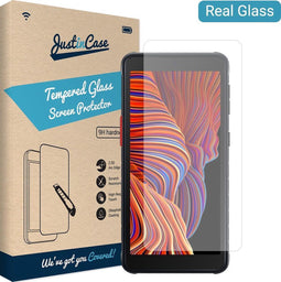 Just in Case Tempered Glass voor Samsung Galaxy Xcover 5 Protector - Arc Edges