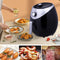 Just Perfecto Airfryer XL 3.2L - 1400W - Heteluchtfriteuse XL - Aerofryer - Timer- Air Fryer Zonder Olie - Vaatwasserbestendig Hete Luchtfriteuse - Braden, Grillen, Bakken, Roosteren én Frituren Air Fryer XL - 9 voorgestelde Programma's - Draaiknop