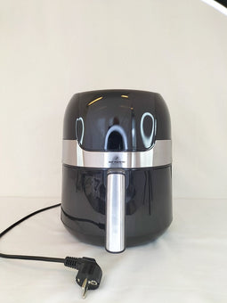Just Perfecto Airfryer XXL 3.5L - RVS - 1400W - LED Touch Screen Heteluchtfriteuse XXL - Air Fryer Zonder Olie - Vaatwasserbestendig Hete Luchtfriteuse -Braden, Grillen, Bakken, Roosteren én Frituren - Air Fryer XXL 9 Programma's