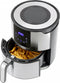 Just Perfecto Airfryer XXL 4L - 1400W - Met Touchscreen & LED Display - RVS - Heteluchtfriteuse - Air Fryer Zonder Olie - Braden, Grillen, Bakken, Roosteren én Frituren - 8 Programma's - Vaatwasserbestendig - Overhittingsbeveiliging - Timer