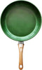 Just Vegan, Ceravegan keramische ECO koekenpan – 28cm - 100% vegan - Plantaardige Anti-Aanbaklaag - Duurzame pan - Met GRATIS panbeschermer