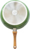 Just Vegan, Ceravegan keramische ECO koekenpan – 28cm - 100% vegan - Plantaardige Anti-Aanbaklaag - Duurzame pan - Met GRATIS panbeschermer