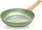 Just - Vegan - Koekenpan - met - afneembaar - handvat - eco - 24 - cm - aluminium - groen
