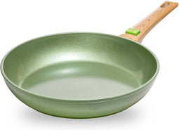 Just-Vegan-Koekenpan-met-afneembaar-handvat-eco-28-cm-aluminium-groen