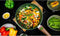 Just-Vegan-Koekenpan-met-afneembaar-handvat-eco-28-cm-aluminium-groen