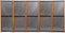 vidaXL - Kamerscherm - met - 5 - panelen - 350x180 - cm - zwart