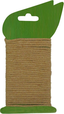 Jute bindtouw naturel met ijzeren kern dia. 2,75 mm x 10 m