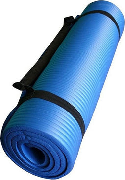 Juten Yogamat Softee Fitness Matrixcell Blauw (120 x 60 cm)