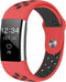 iMoshion Bandje Geschikt voor Fitbit Charge 2 - iMoshion Siliconen sport band ronde drukknoop zonder pinnetje - Rood