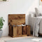 vidaXL - Opbergbox - 70x40x38 - cm - bewerkt - hout - oud - houtkleurig