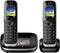 Panasonic KX-TGJ322 - DECT-telefoon - 2 handsets met nummerherkenning en luidspreker - Zwart (2 stuks)