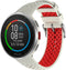 Polar Pacer Pro - GPS Hardloophorloge - Geïntegreerde barometer en hartslagmeting - Wit (Rood Wit)