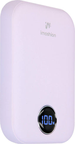 imoshion MagSafe Powerbank 10000 mAh - Snellader 22.5W - Draadloos en bedraad opladen - Lila