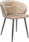 PTMD Eetkamerstoel Move Velvet Zand Metaal 73 x 56 x 55