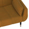 vidaXL - Slaapbank - 2-zits - met - 2 - kussens - fluweel - bruin