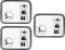 Promessa-Solutions Toilettas - Transparante toilettas - Waterafstotend - 3 stuks
