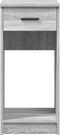 vidaXL - Computertorenstandaard - met - lade - 35x45x77 - cm - grijs - sonoma - eiken