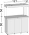 Juwel Aquarium Rio 350 Led 121x51x66 cm - Aquaria - Wit Ca. 350 L