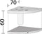Juwel Aquarium Trigon 190 Led 70x70x60 cm - Aquaria - Licht Hout