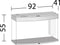 Juwel Aquarium Vision 180 Led 92x41x55 cm - Aquaria - Wit Ca. 180 L
