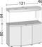 Juwel Aquarium Vision 260 Led 121x46x64 cm - Aquaria - Licht Hout