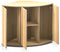 Juwel Kast Trigon 190 Sbx 98.5x70x73 cm - Aquariummeubel - Licht Hout