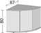 Juwel Kast Trigon 350 Sbx 123x87x80 cm - Aquariummeubel - Licht Hout