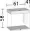Juwel Lido 120 LED Aquarium - Wit - 120L - 61 x 41 x 58 cm