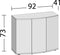 Juwel Meubel Vision 180 | 92 x 41 x 73CM Wit